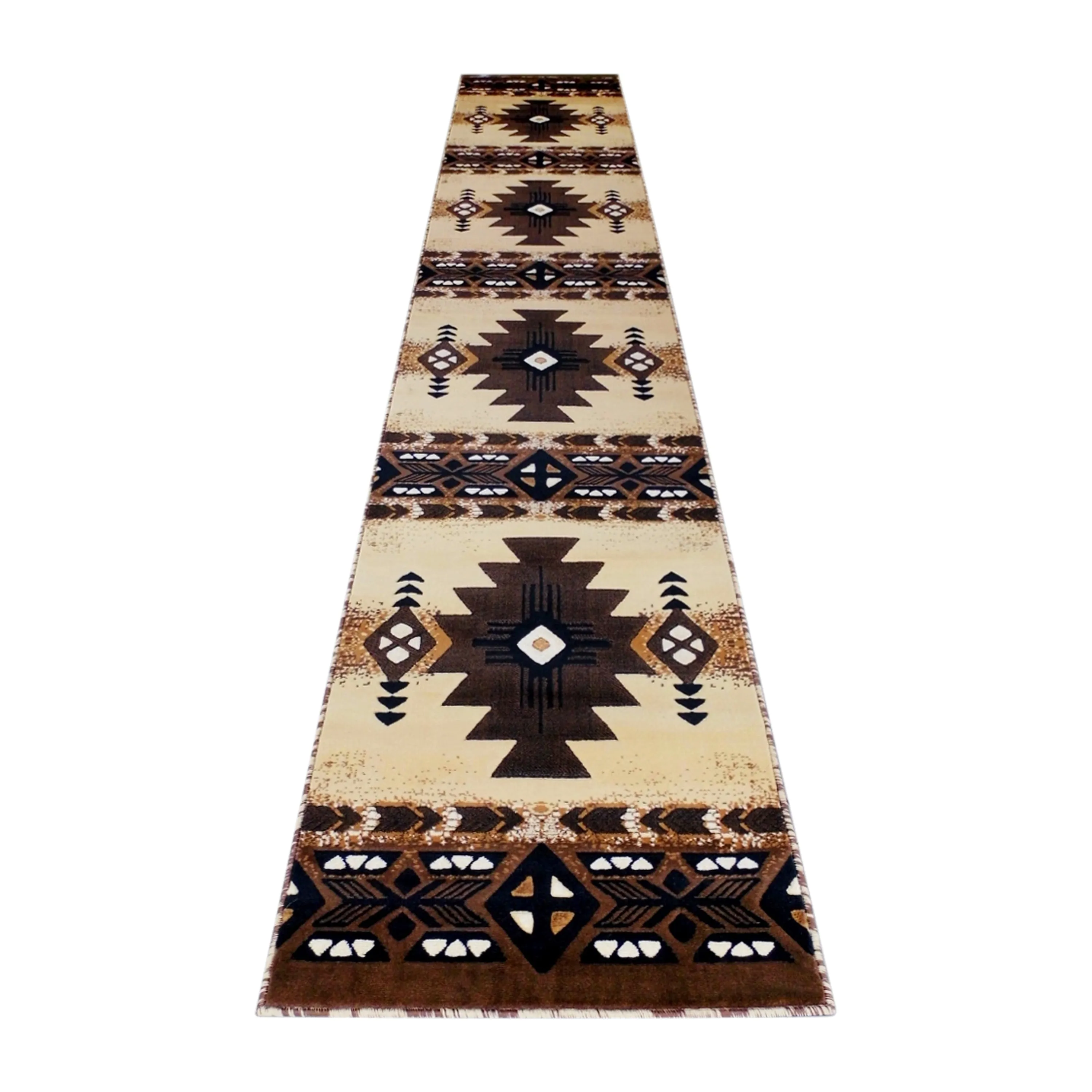 Traditional Southwestern Style Olefin Fiber Geometric Area Rug