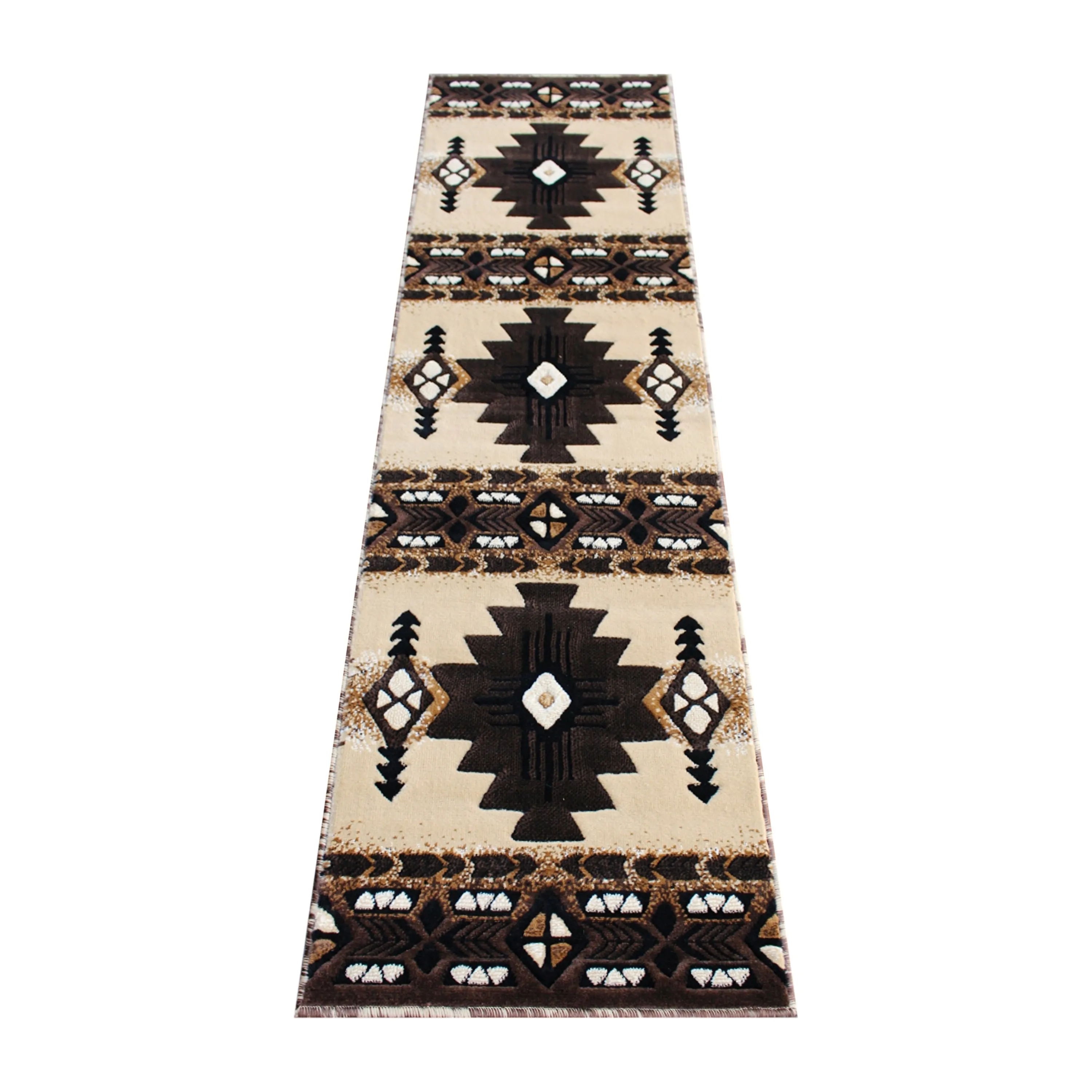 Traditional Southwestern Style Olefin Fiber Geometric Area Rug