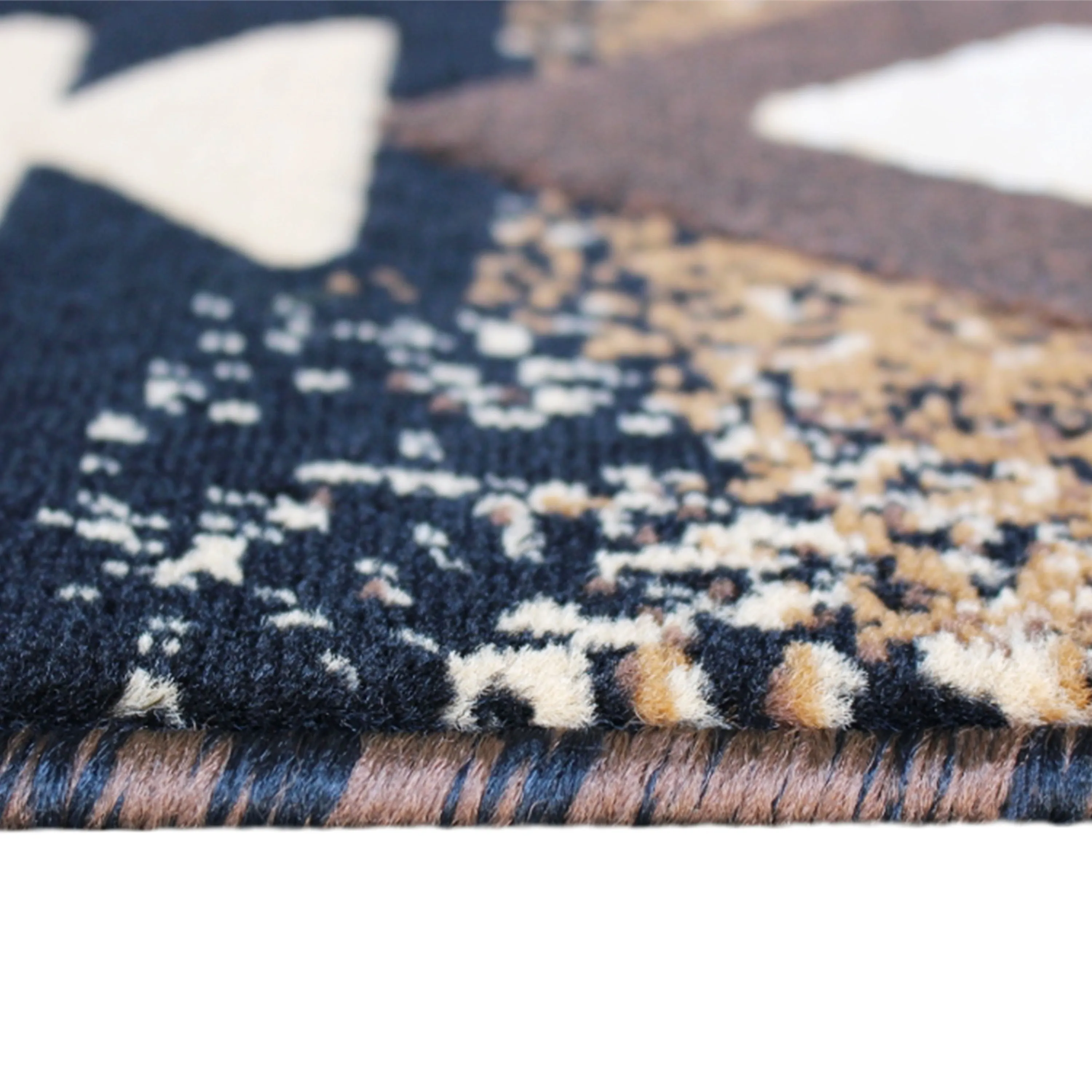 Traditional Southwestern Style Olefin Fiber Geometric Area Rug