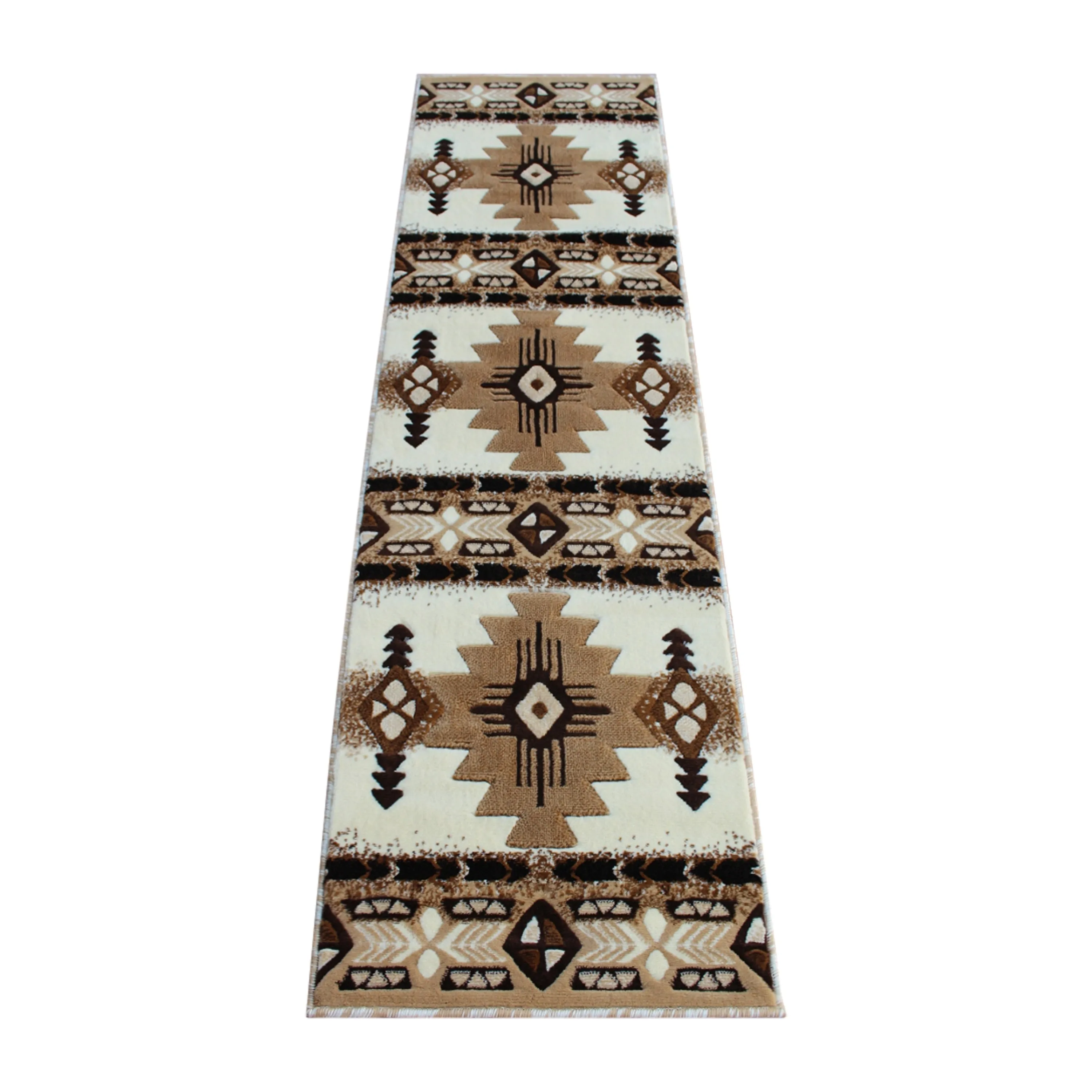 Traditional Southwestern Style Olefin Fiber Geometric Area Rug