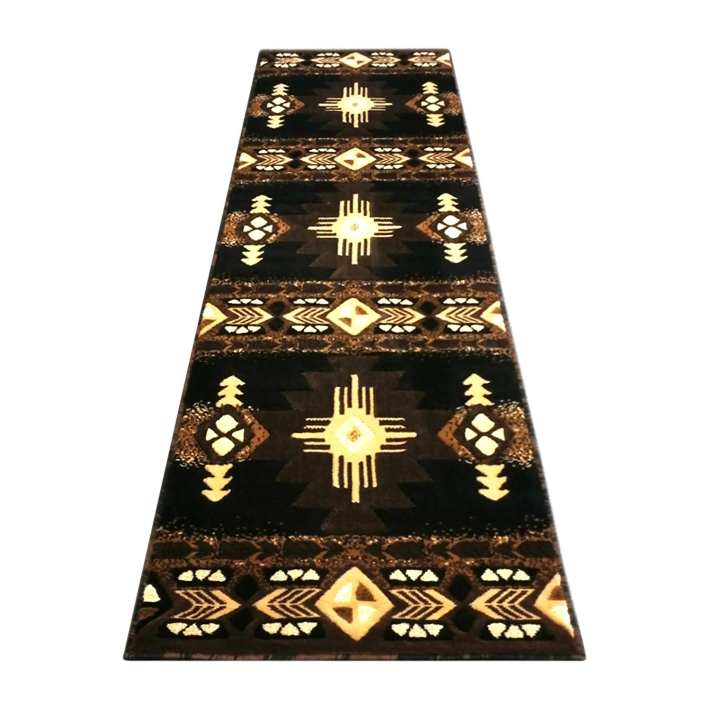 Traditional Southwestern Style Olefin Fiber Geometric Area Rug