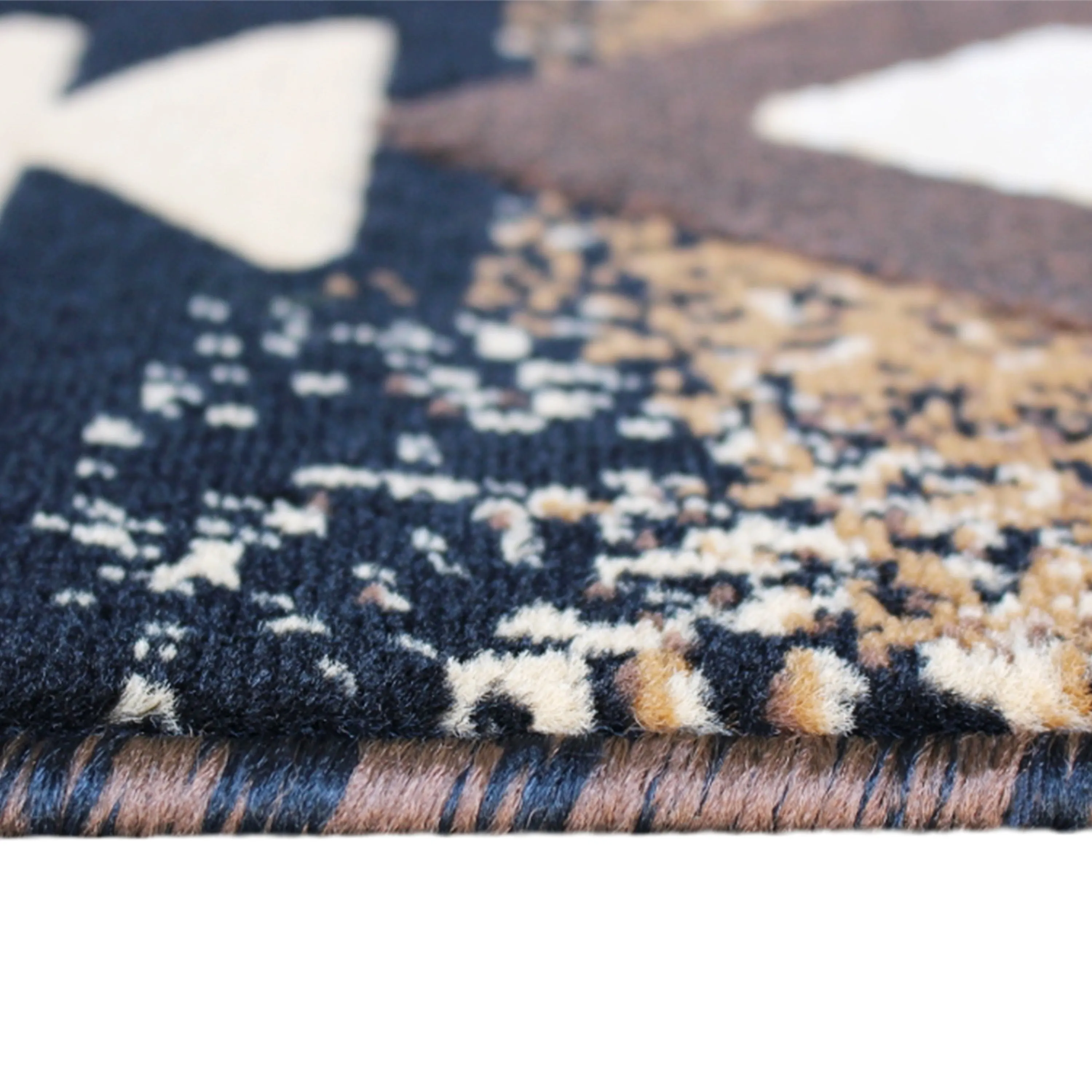 Traditional Southwestern Style Olefin Fiber Geometric Area Rug