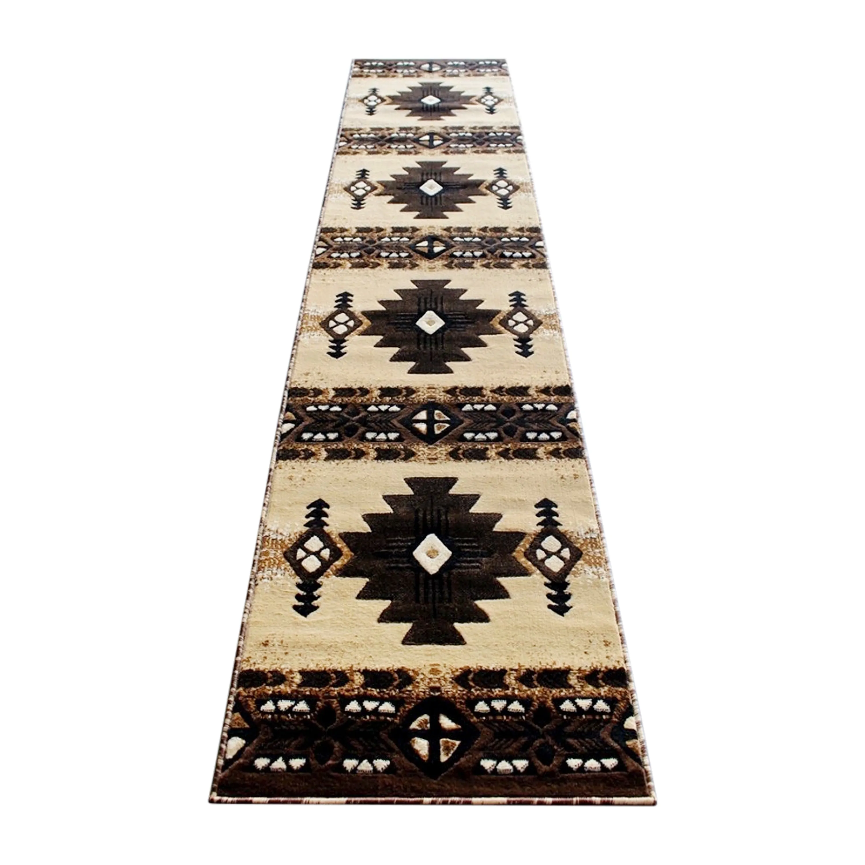 Traditional Southwestern Style Olefin Fiber Geometric Area Rug