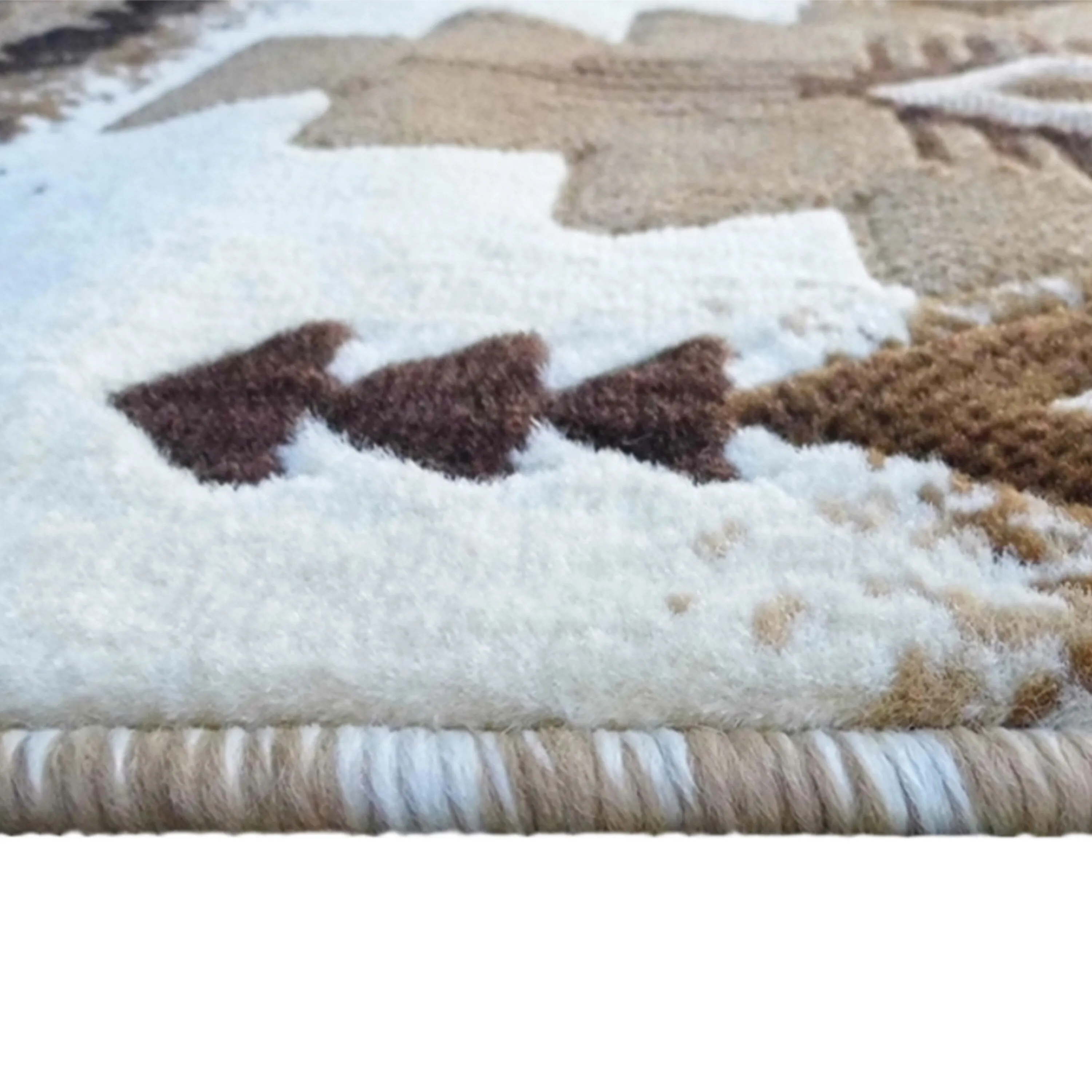 Traditional Southwestern Style Olefin Fiber Geometric Area Rug