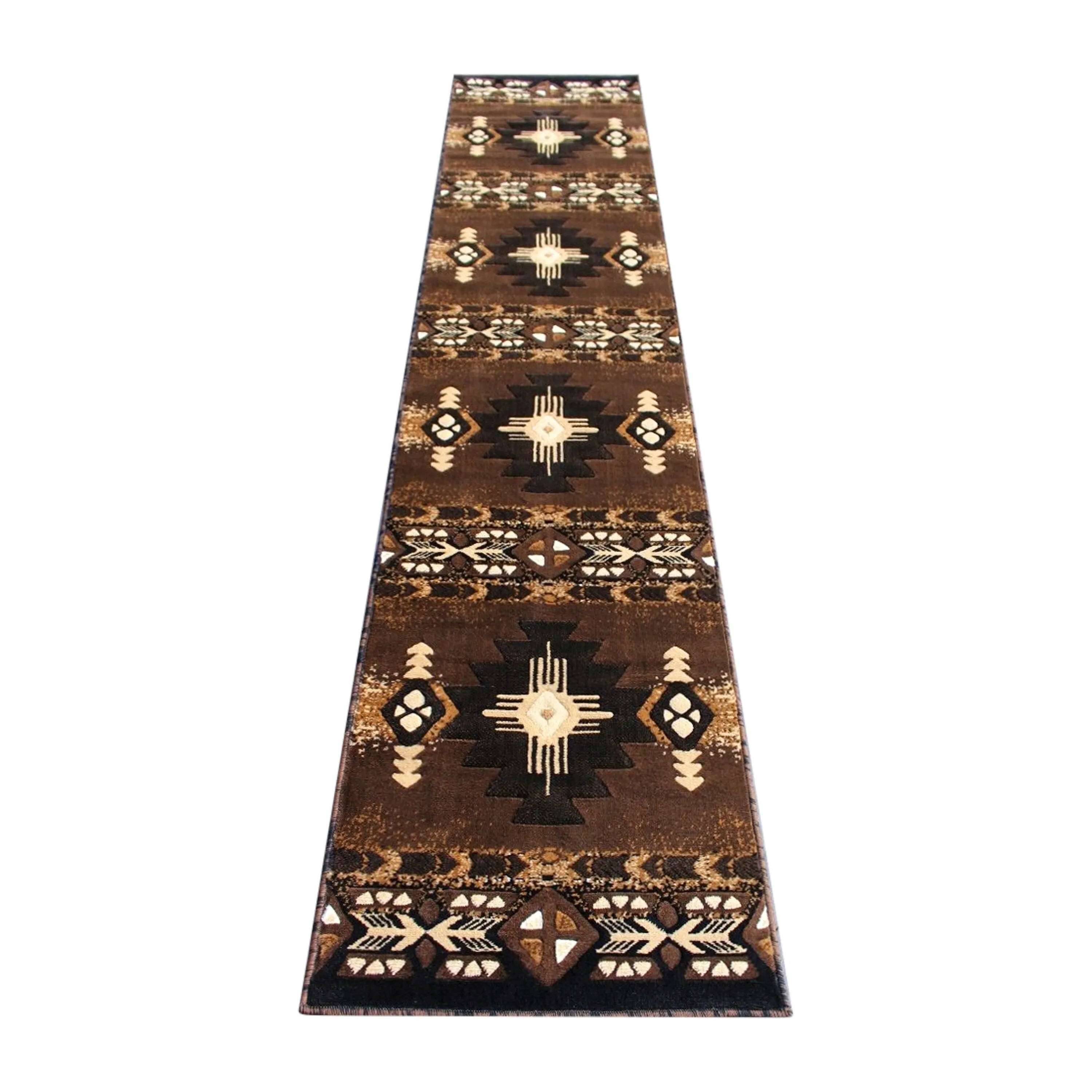 Traditional Southwestern Style Olefin Fiber Geometric Area Rug