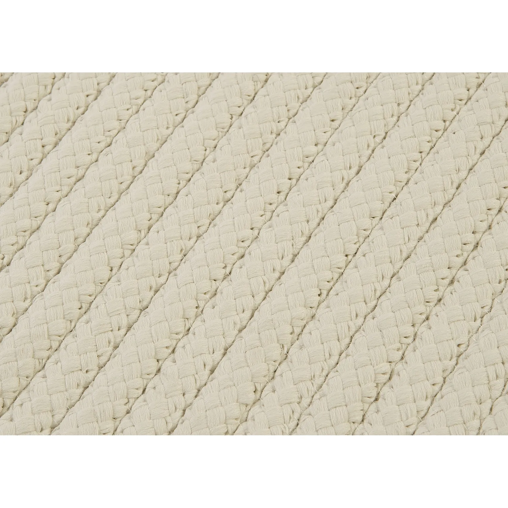 Twisted Stripe Reversible Round Christmas Rug