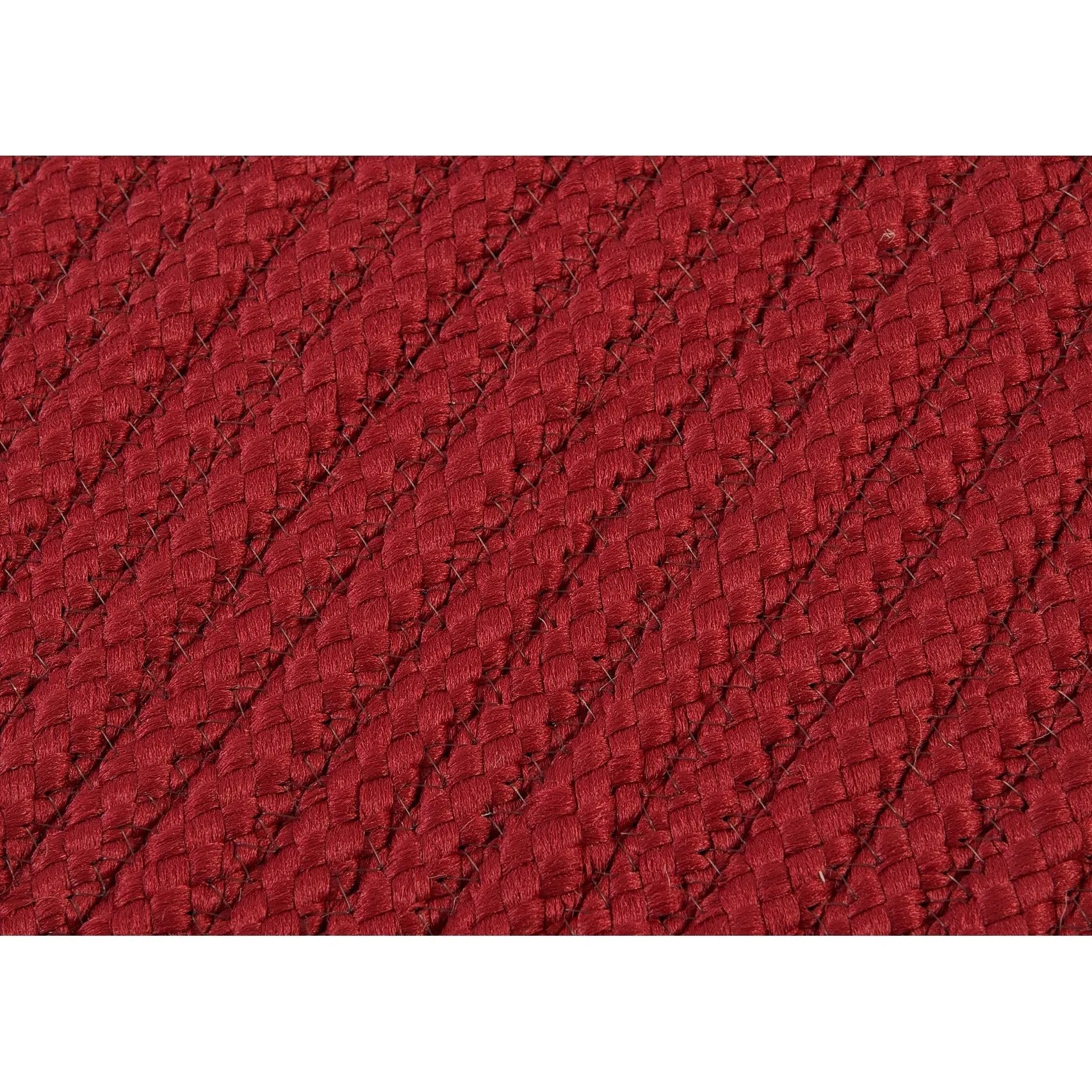Twisted Stripe Reversible Round Christmas Rug