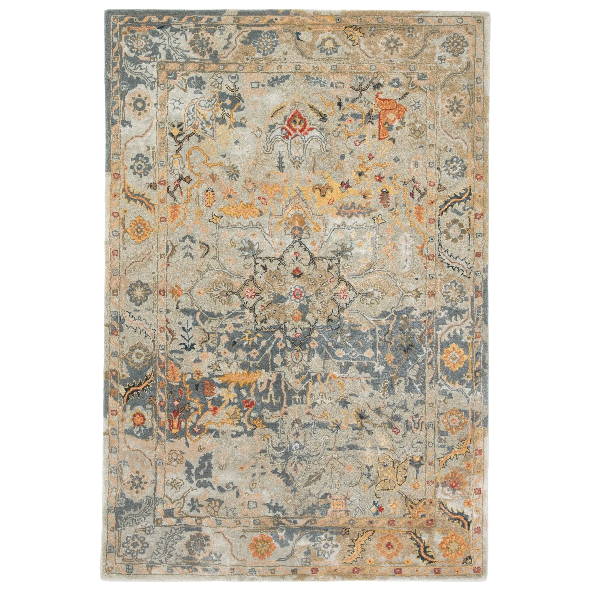Veda Handmade Medallion Area Rug
