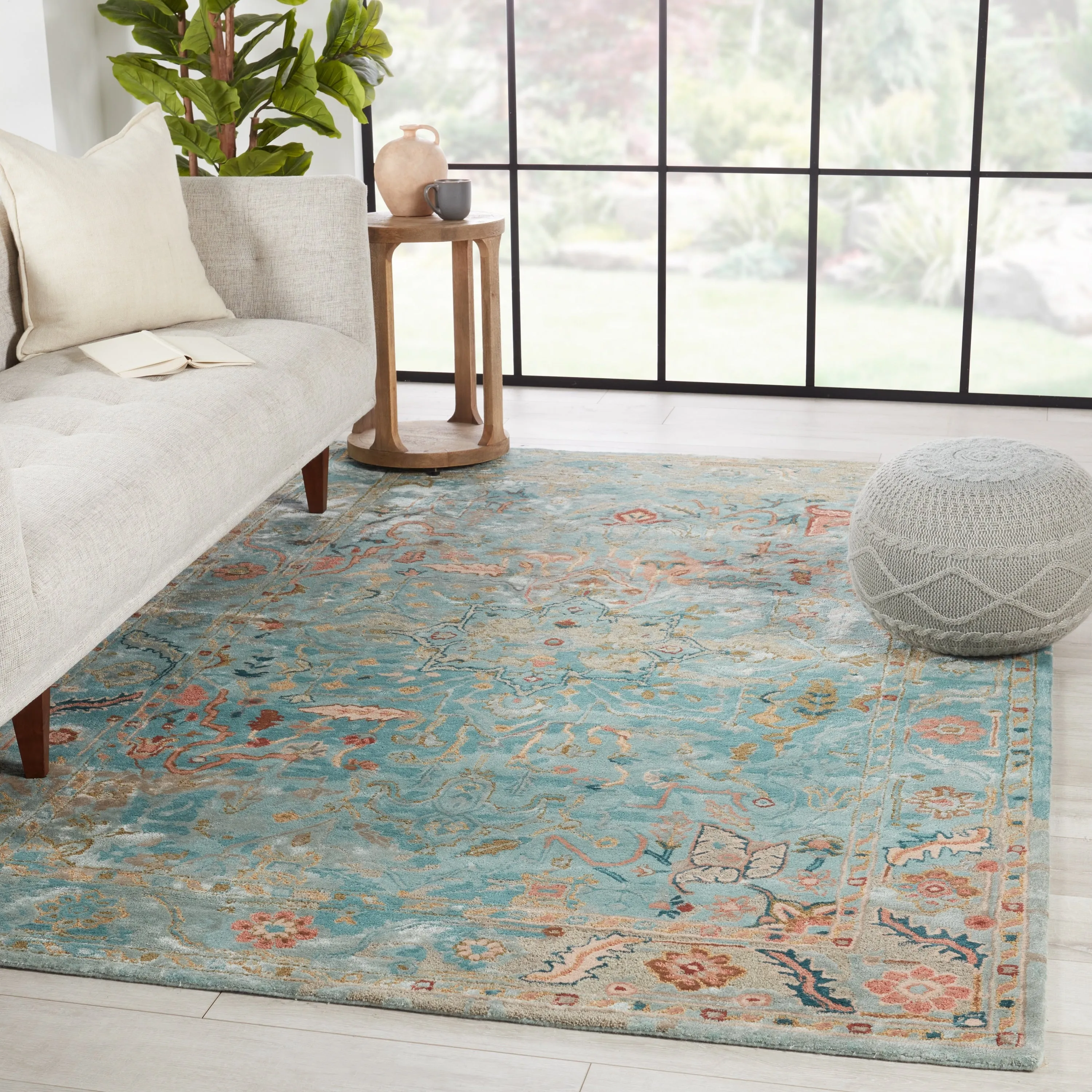 Veda Handmade Medallion Area Rug