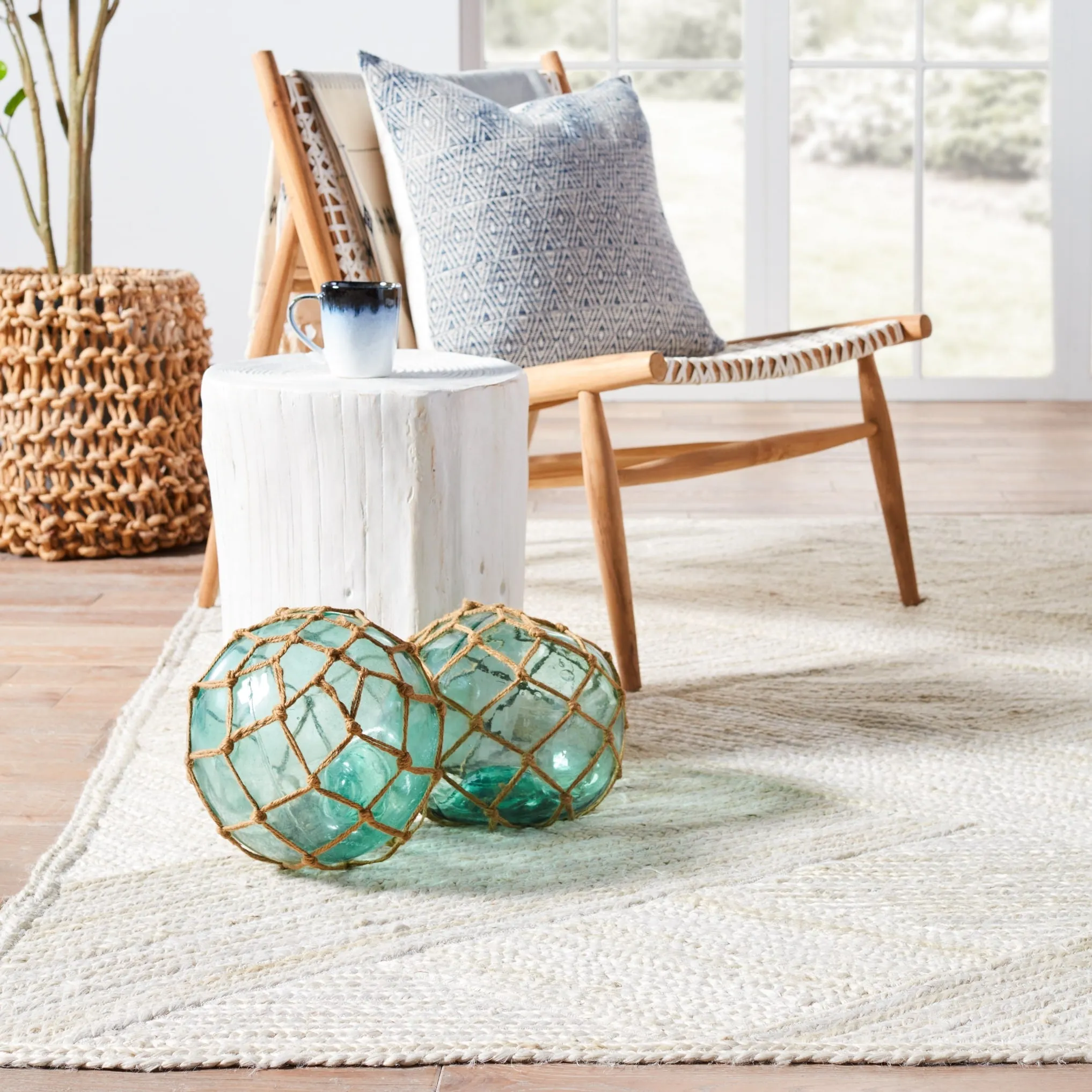 Vero Natural Trellis Area Rug