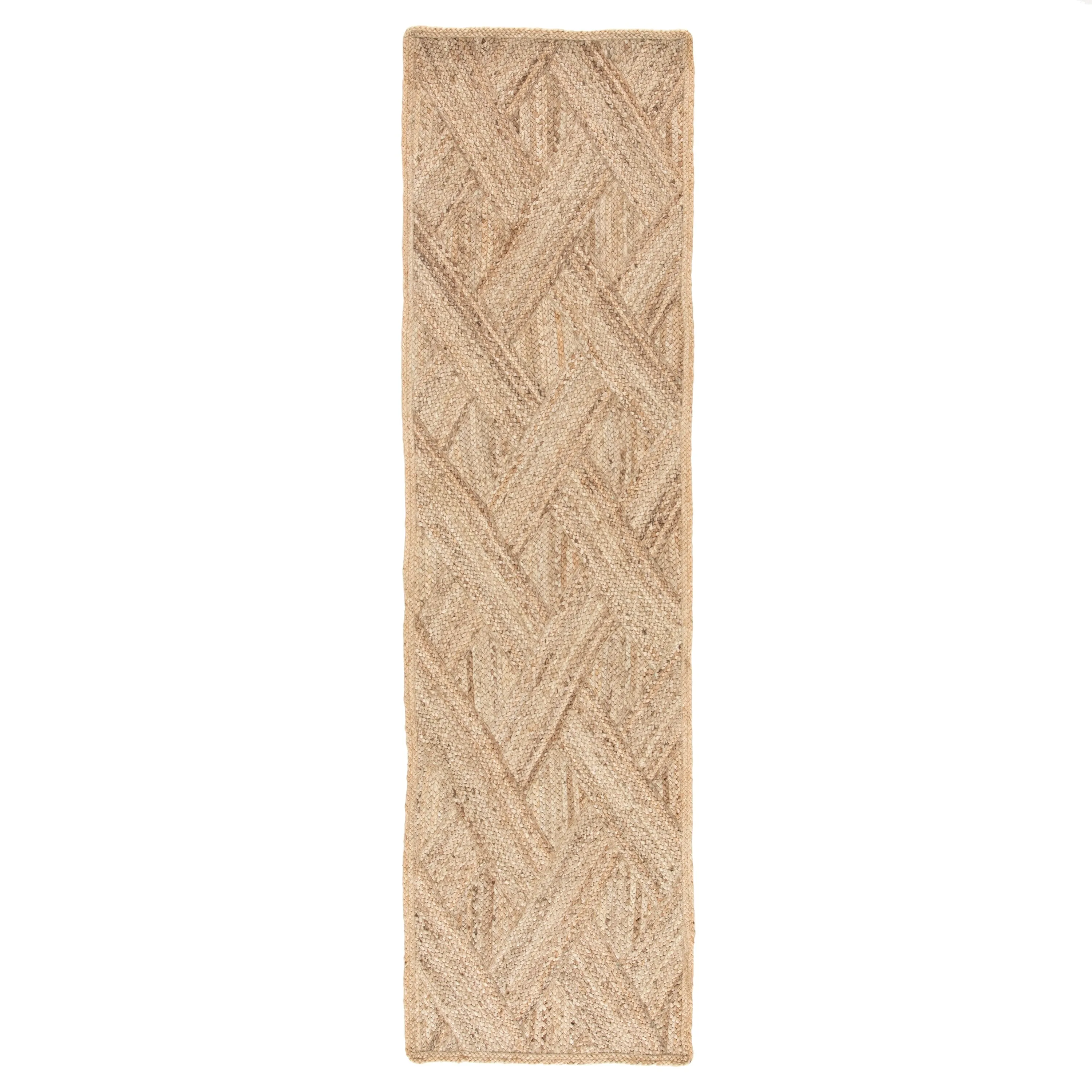 Vero Natural Trellis Area Rug