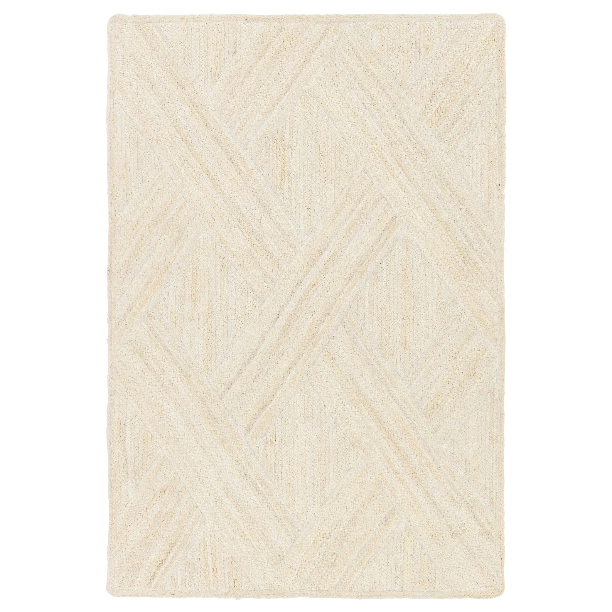 Vero Natural Trellis Area Rug