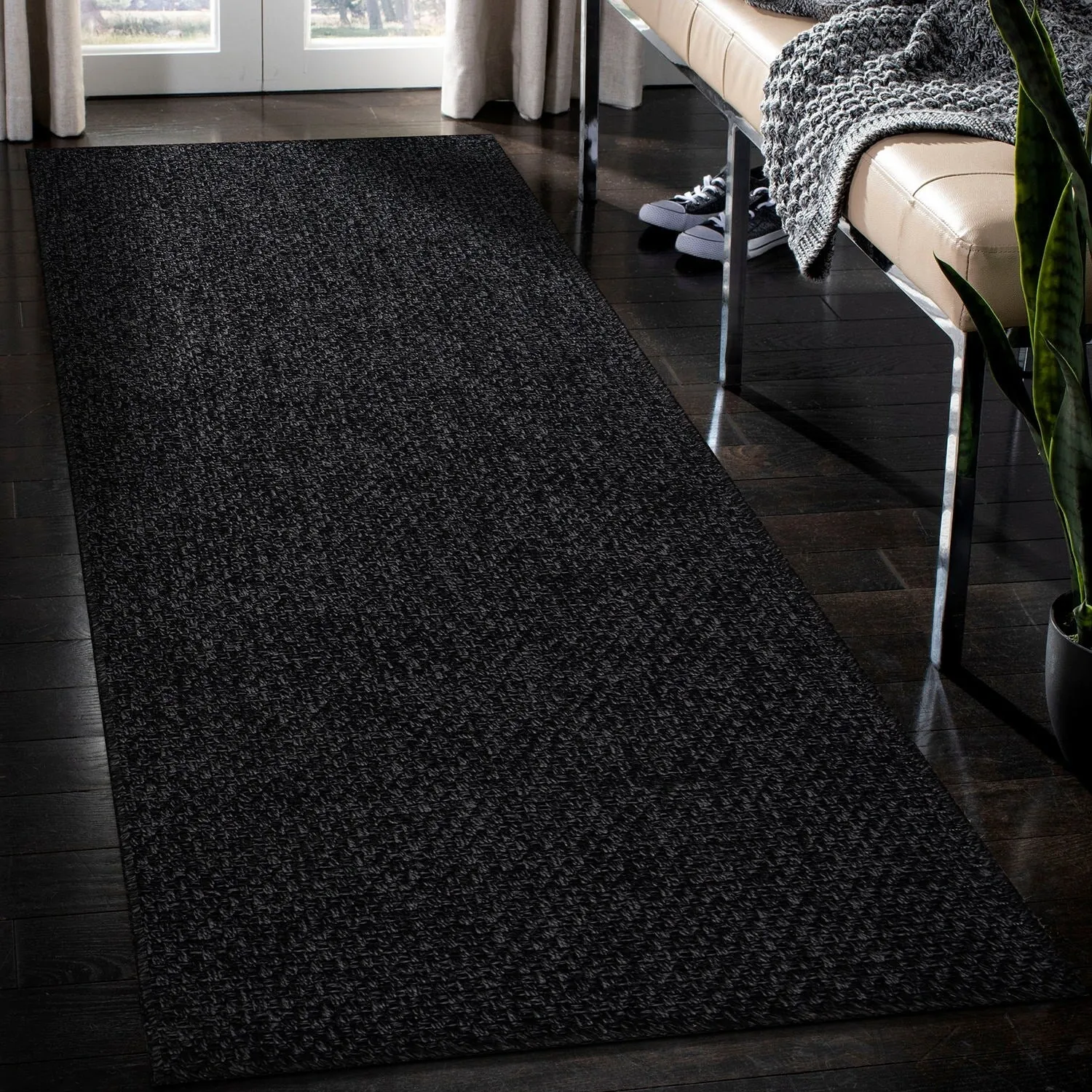 VILLADECOR Easy Jute Indoor Outdoor Weaving Area Rug