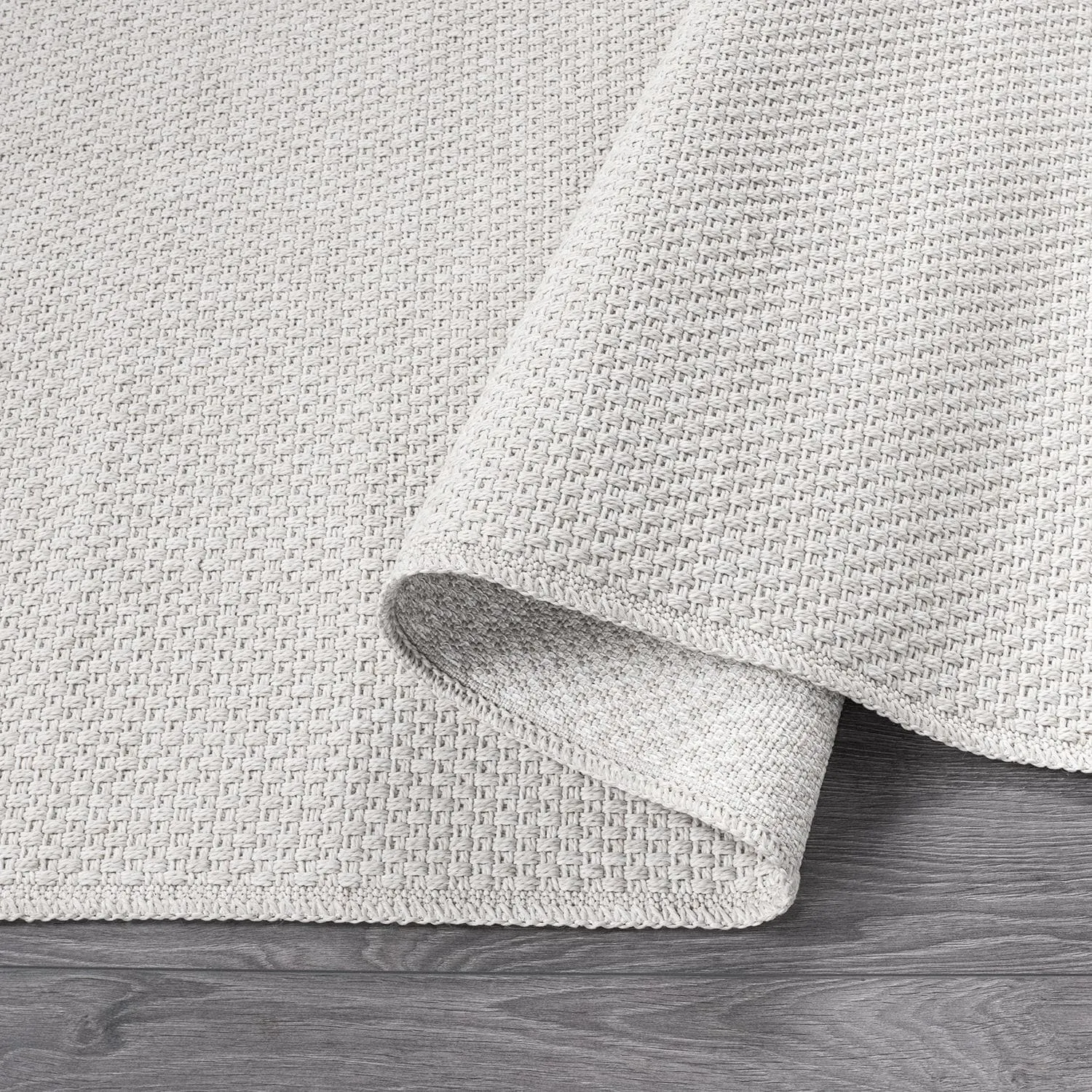 VILLADECOR Easy Jute Indoor Outdoor Weaving Area Rug