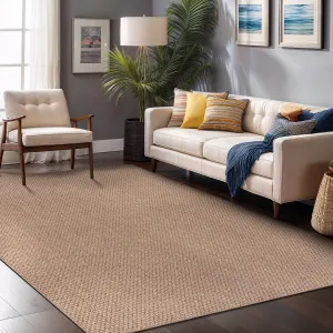 VILLADECOR Easy Jute Indoor Outdoor Weaving Area Rug