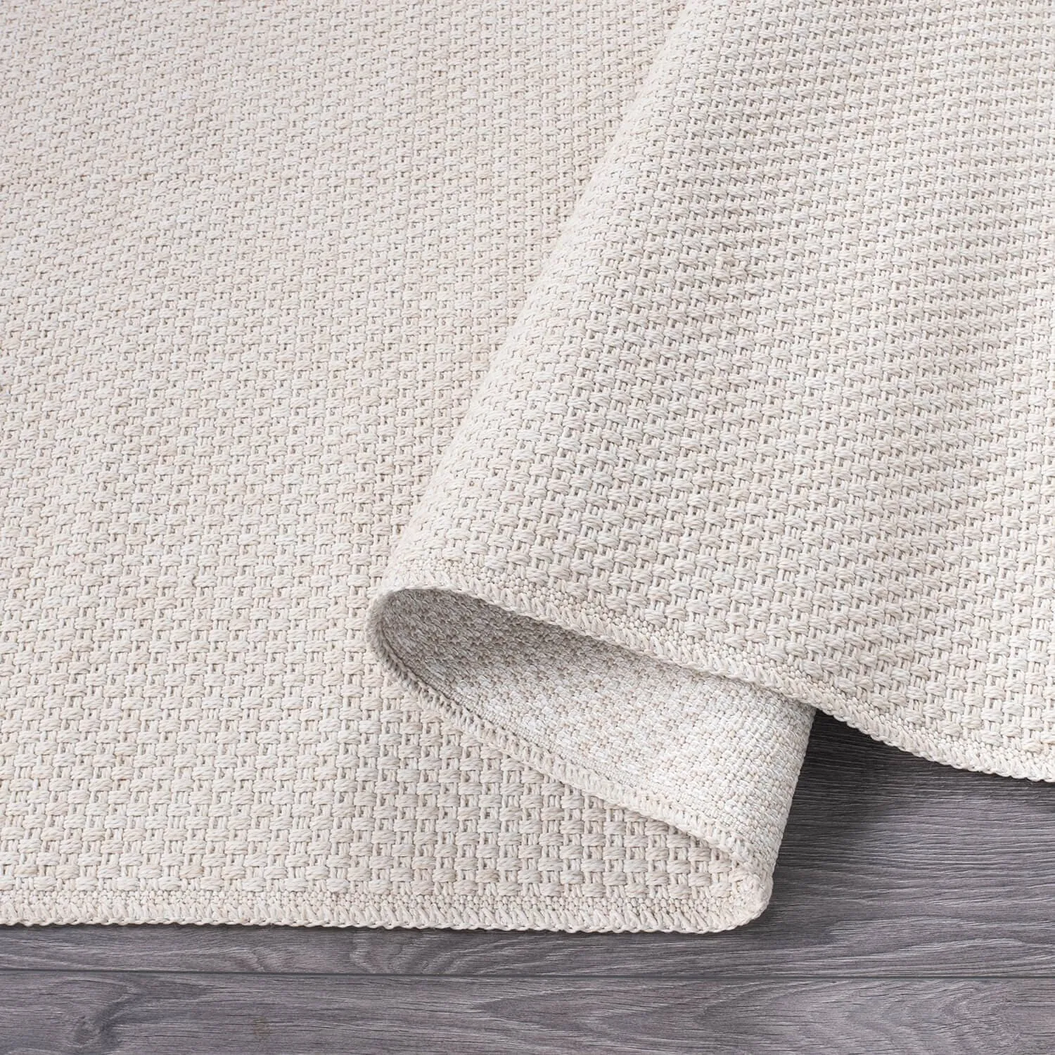 VILLADECOR Easy Jute Indoor Outdoor Weaving Area Rug