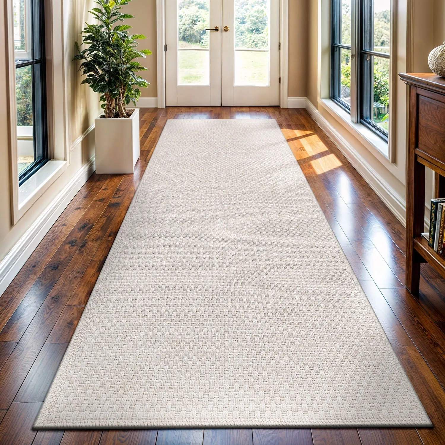 VILLADECOR Easy Jute Indoor Outdoor Weaving Area Rug