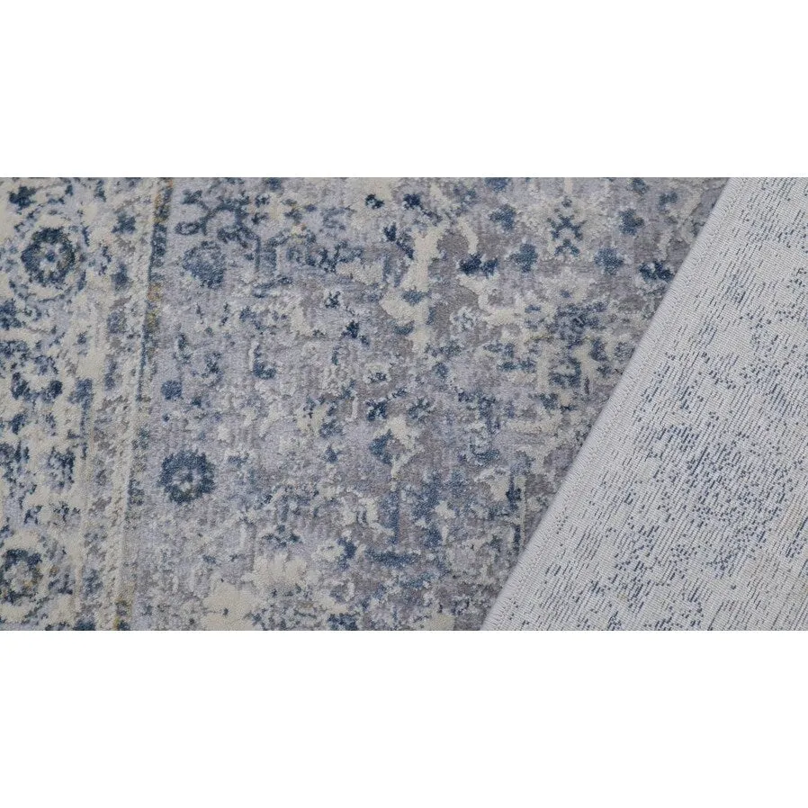 Vintage Delmar Light Gray Blue Rug