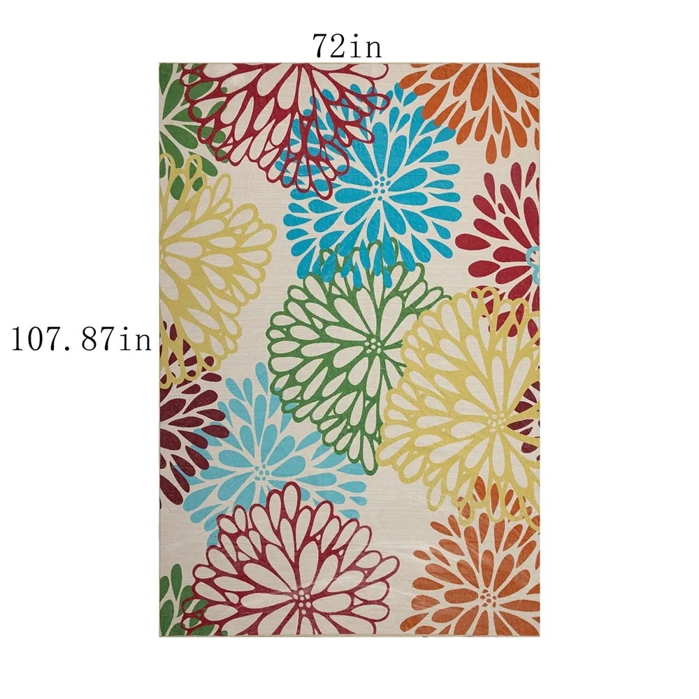Vintage Modern Abstract Area Rug for Living room Bedroom