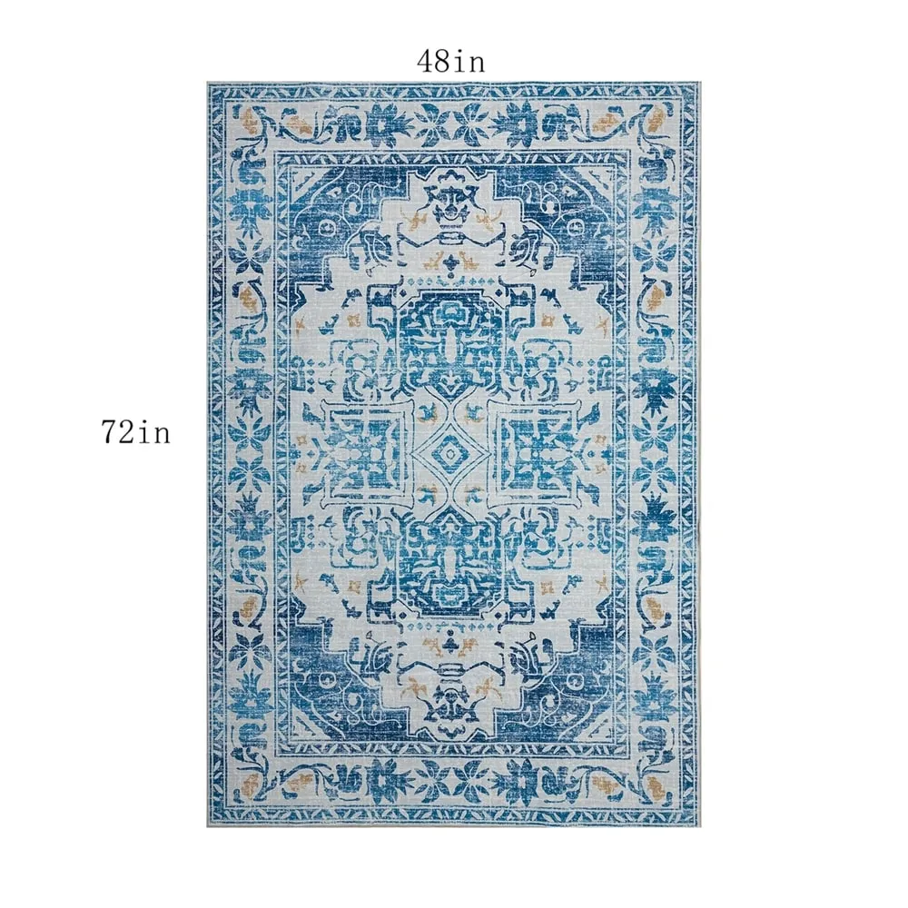Vintage Modern Abstract Area Rug for Living room Bedroom