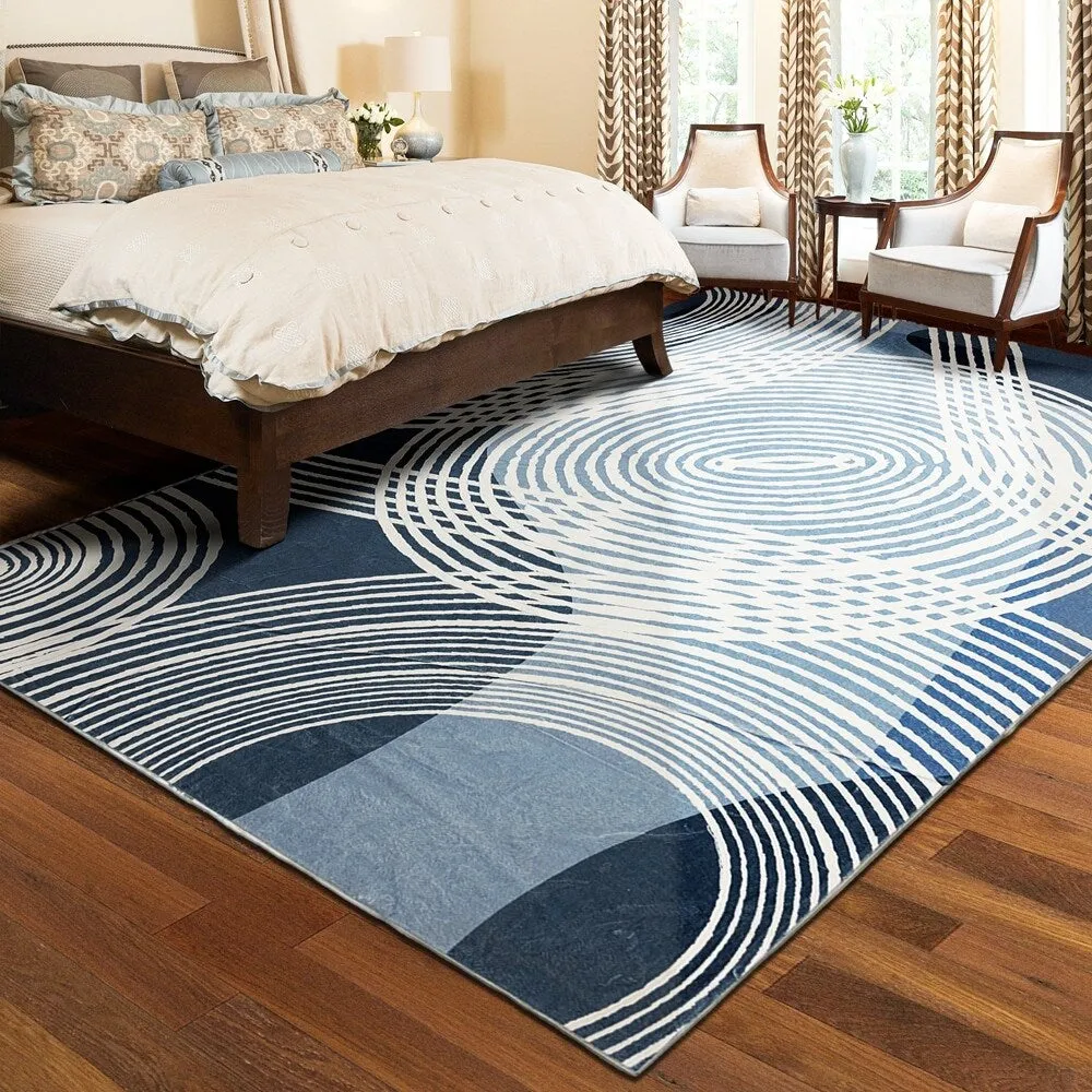 Vintage Modern Abstract Area Rug for Living room Bedroom