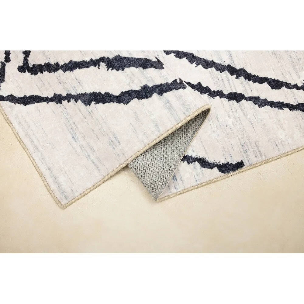 Vintage Modern Abstract Area Rug for Living room Bedroom