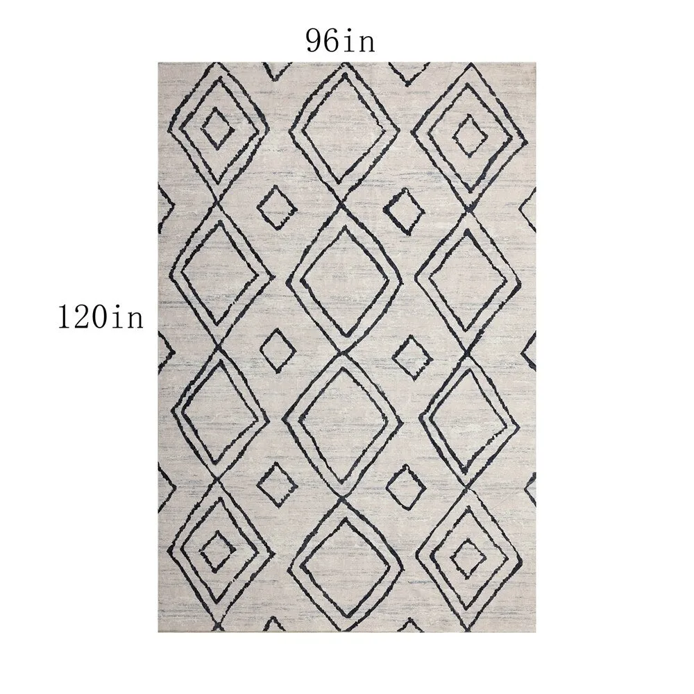 Vintage Modern Abstract Area Rug for Living room Bedroom