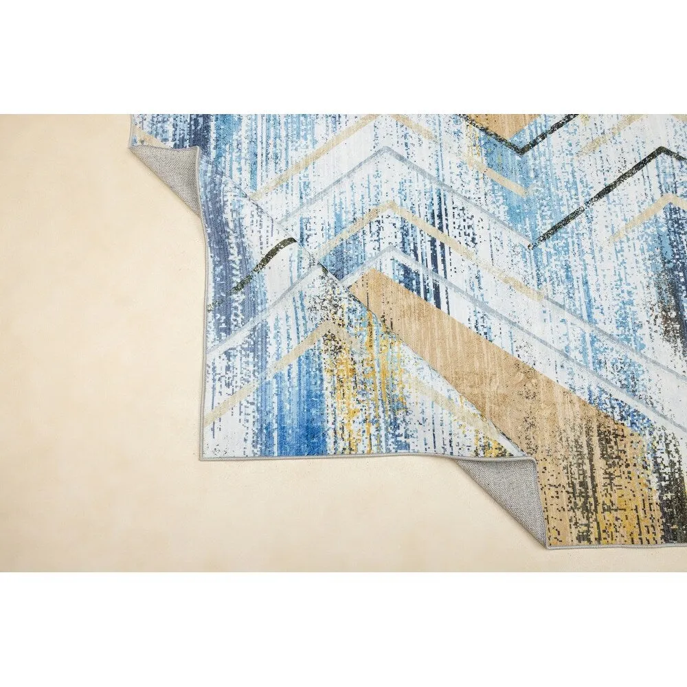 Vintage Modern Abstract Area Rug for Living room Bedroom