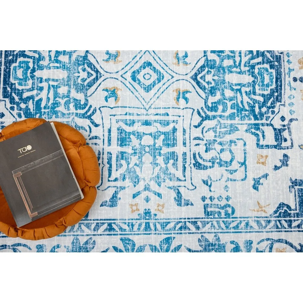 Vintage Modern Abstract Area Rug for Living room Bedroom
