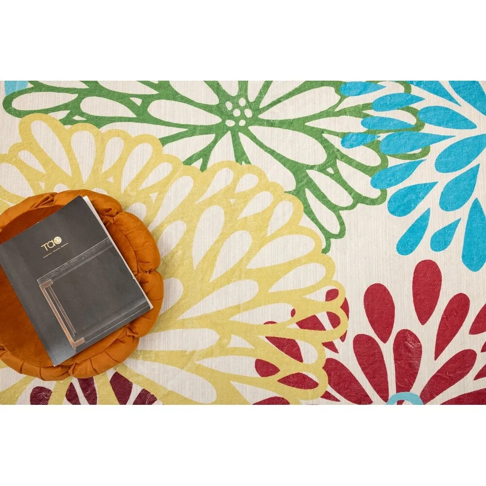 Vintage Modern Abstract Area Rug for Living room Bedroom