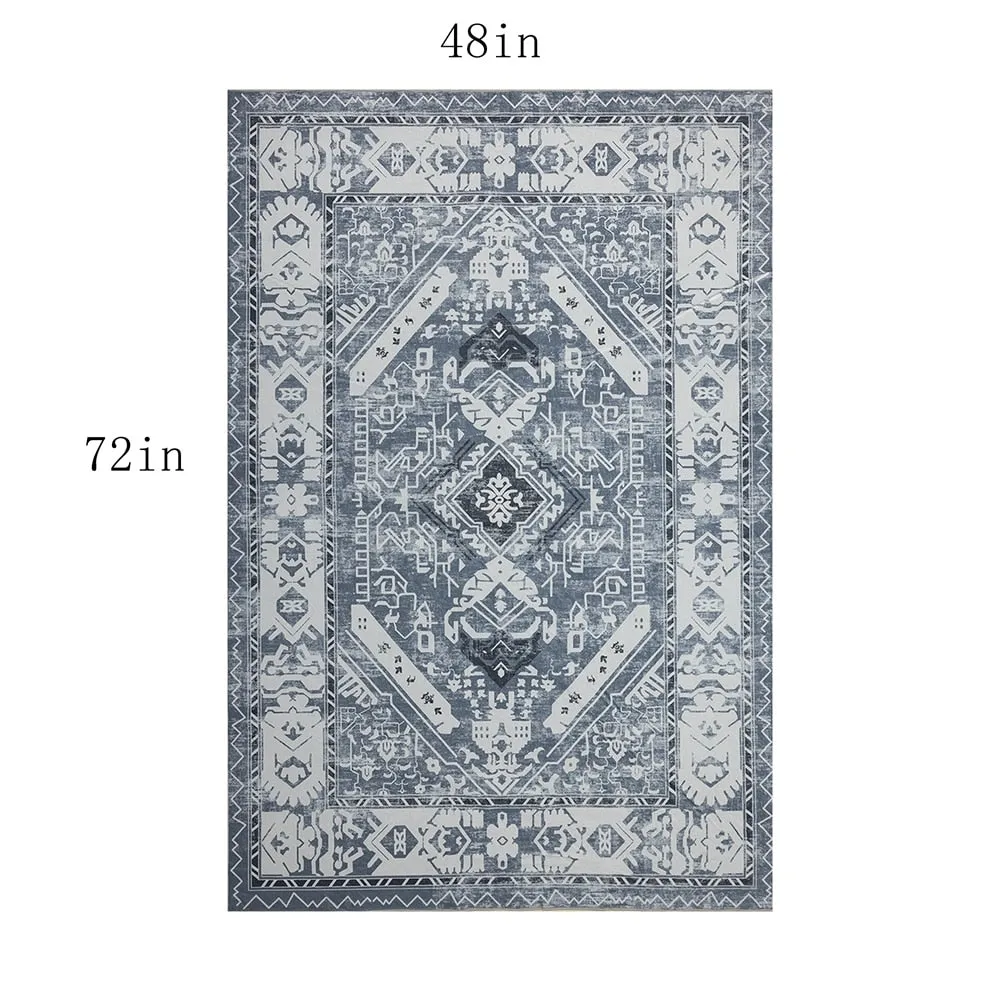 Vintage Modern Abstract Area Rug for Living room Bedroom