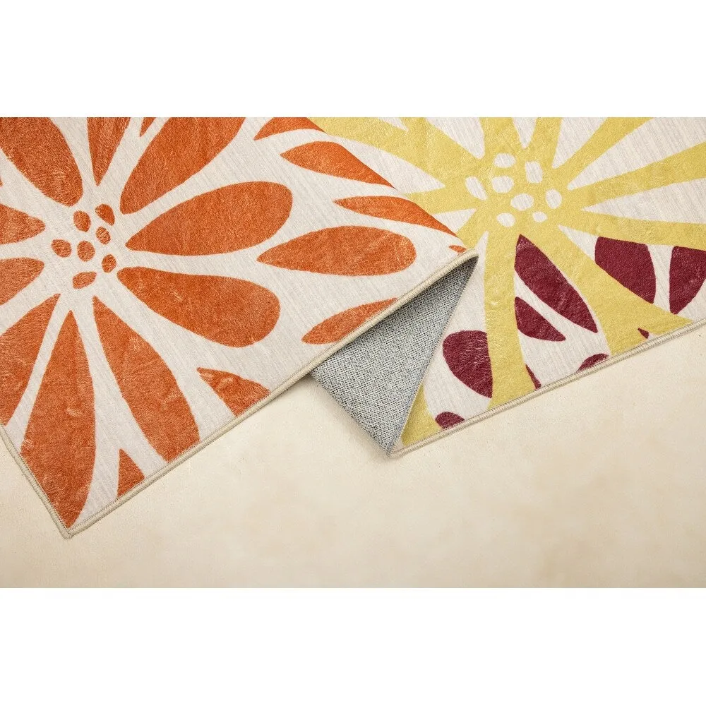 Vintage Modern Abstract Area Rug for Living room Bedroom