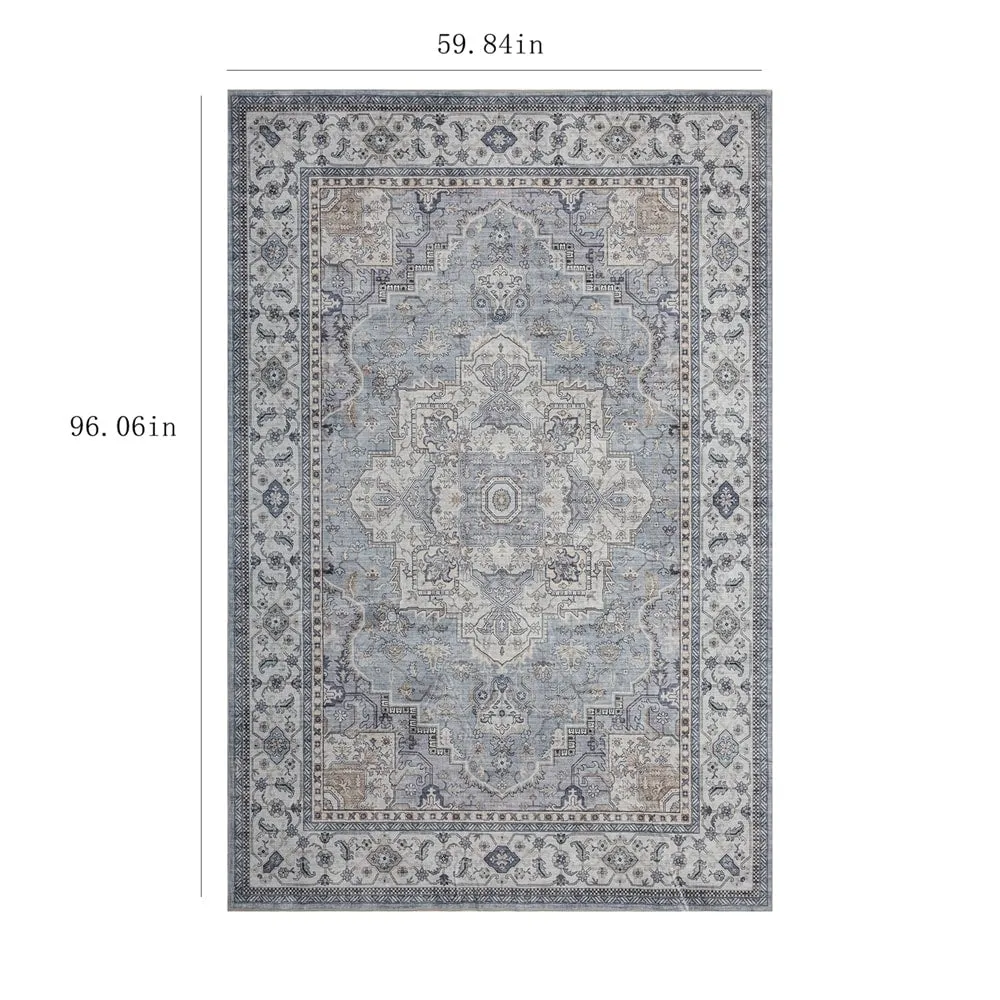 Vintage Modern Abstract Area Rug for Living room Bedroom