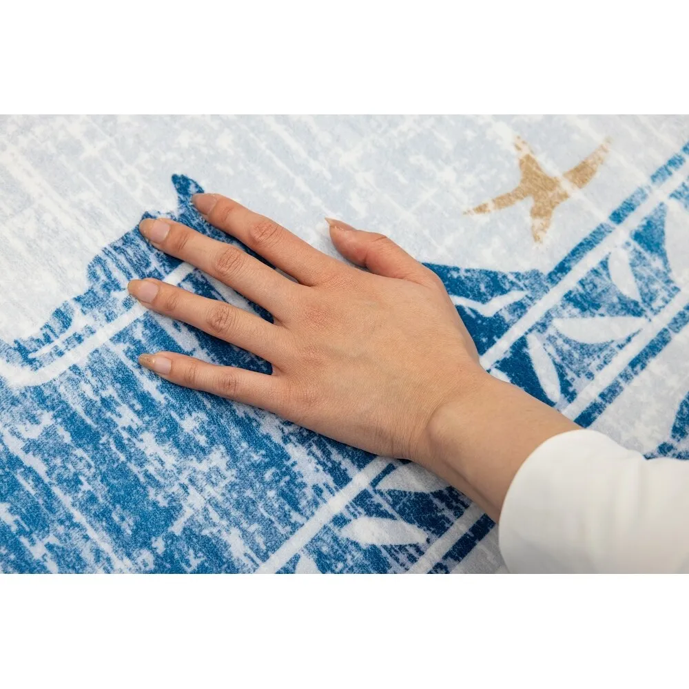 Vintage Modern Abstract Area Rug for Living room Bedroom