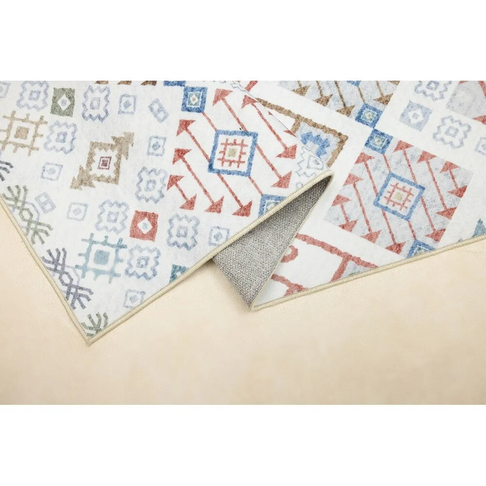 Vintage Modern Abstract Area Rug for Living room Bedroom