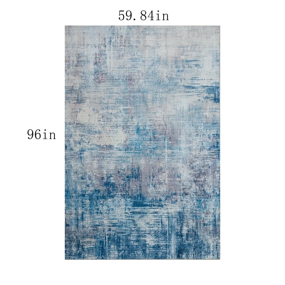 Vintage Modern Abstract Area Rug for Living room Bedroom