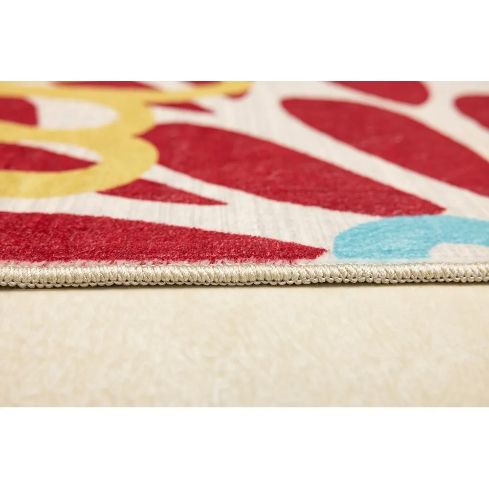 Vintage Modern Abstract Area Rug for Living room Bedroom