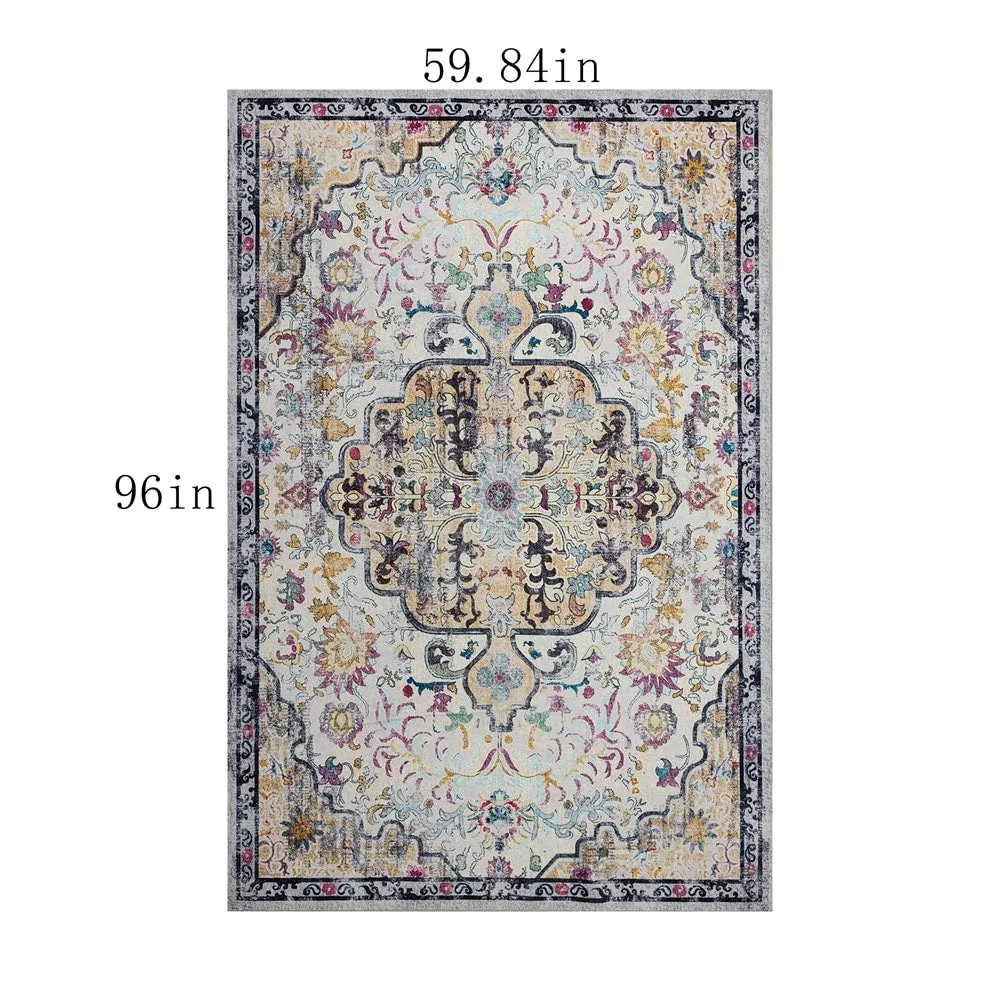 Vintage Modern Abstract Area Rug for Living room Bedroom