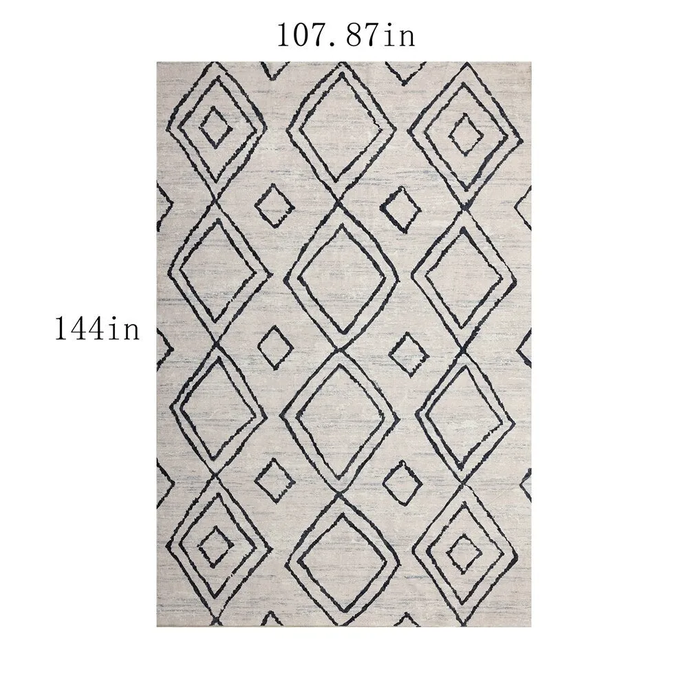 Vintage Modern Abstract Area Rug for Living room Bedroom