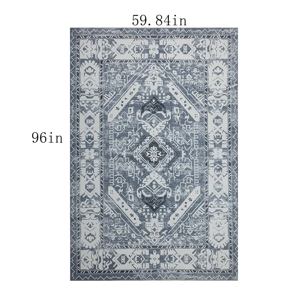Vintage Modern Abstract Area Rug for Living room Bedroom