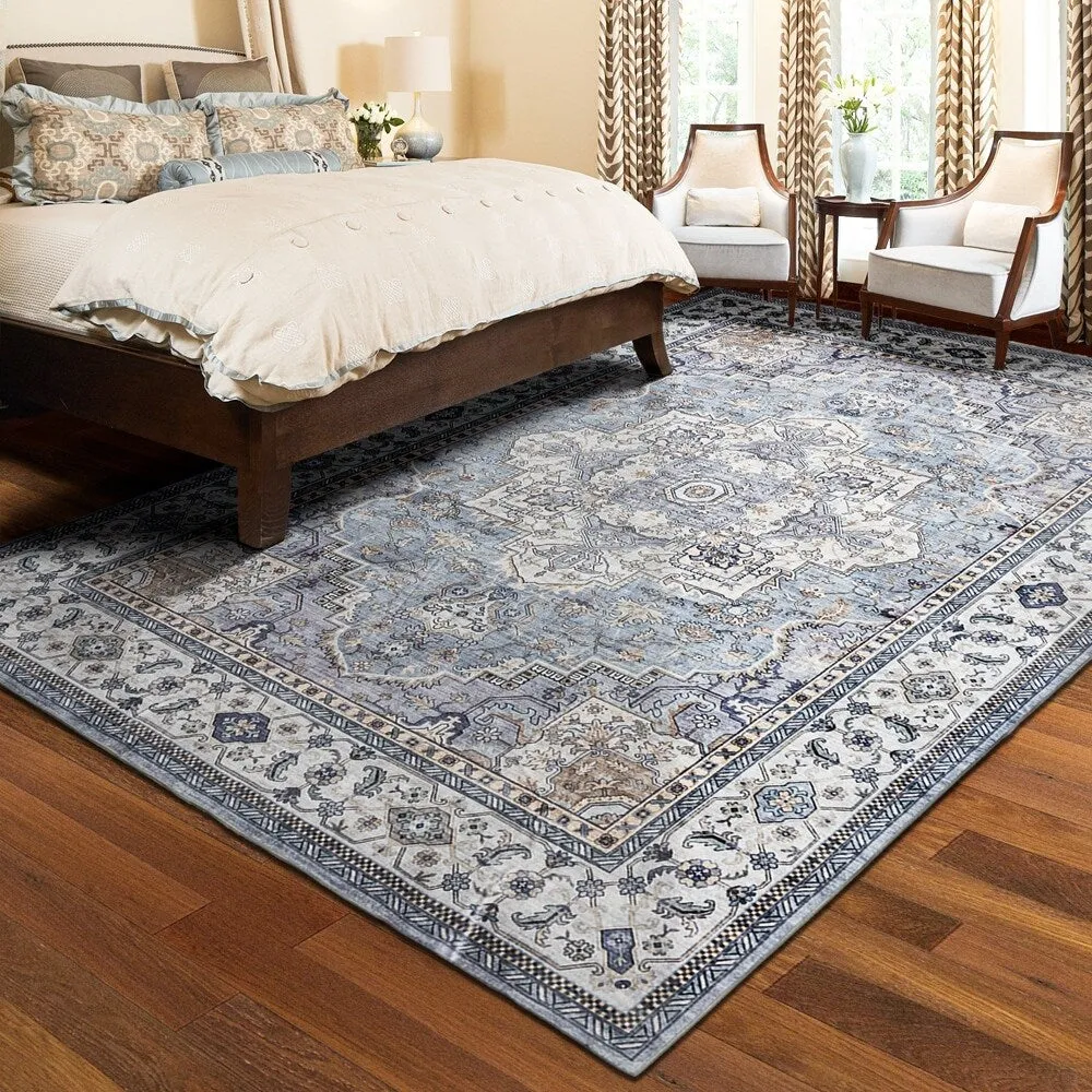 Vintage Modern Abstract Area Rug for Living room Bedroom