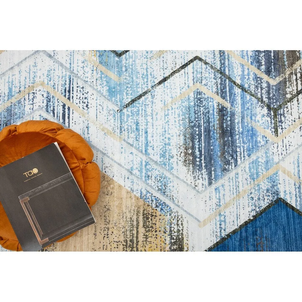 Vintage Modern Abstract Area Rug for Living room Bedroom