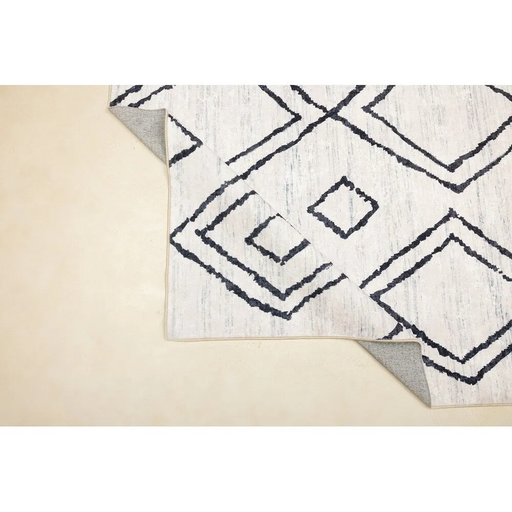 Vintage Modern Abstract Area Rug for Living room Bedroom