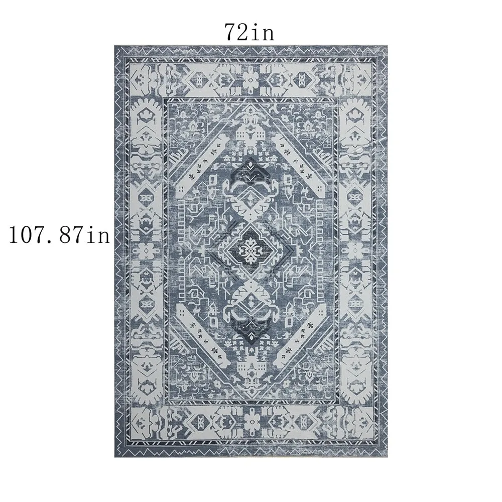 Vintage Modern Abstract Area Rug for Living room Bedroom
