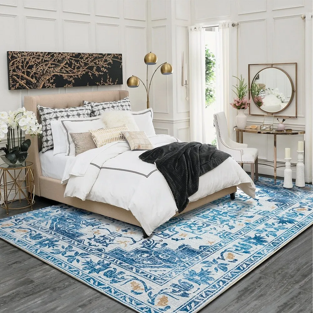 Vintage Modern Abstract Area Rug for Living room Bedroom