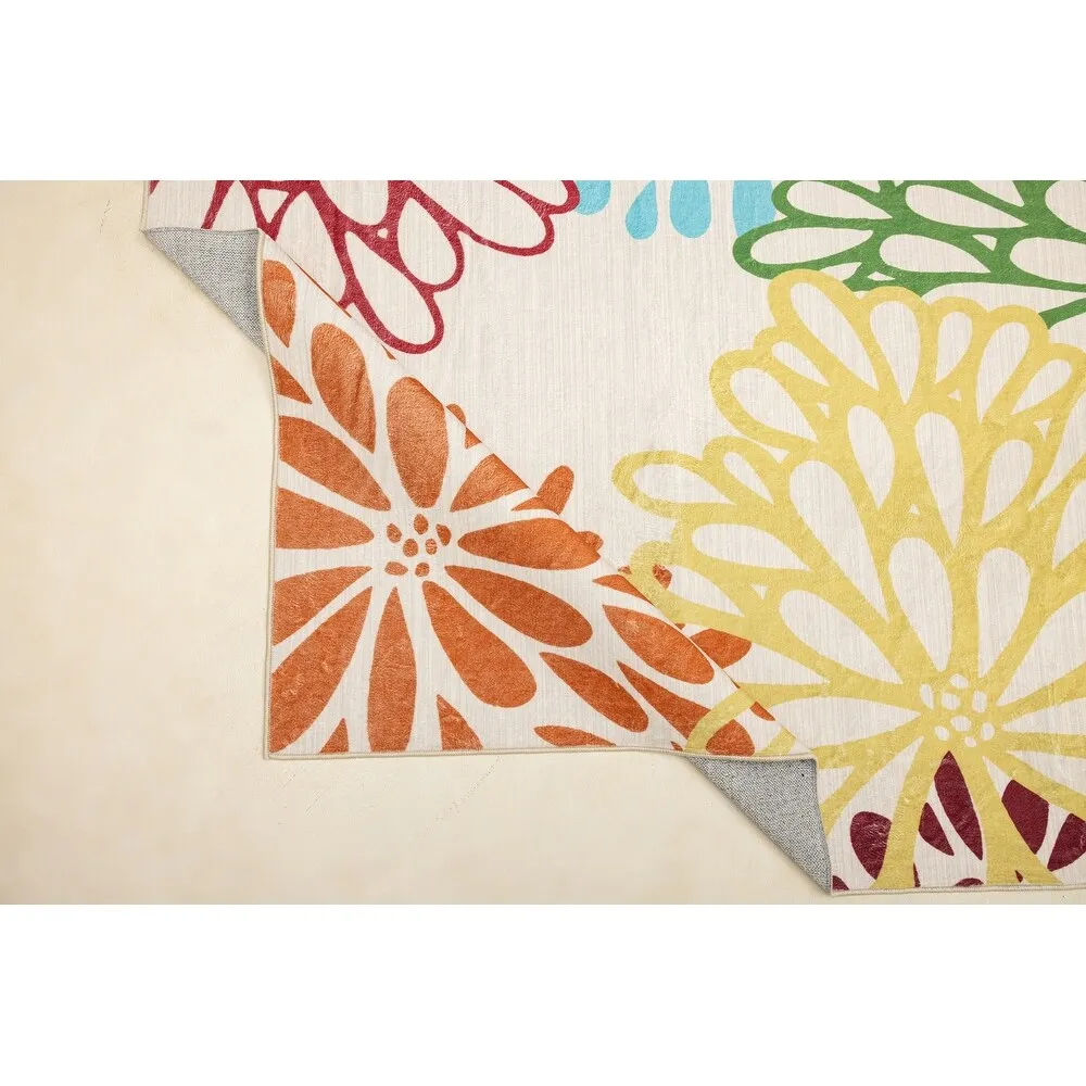 Vintage Modern Abstract Area Rug for Living room Bedroom