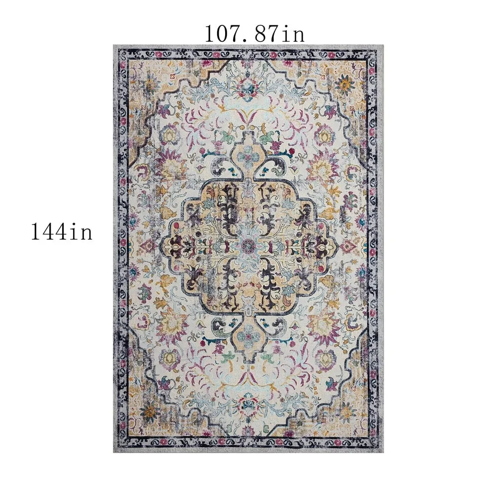 Vintage Modern Abstract Area Rug for Living room Bedroom