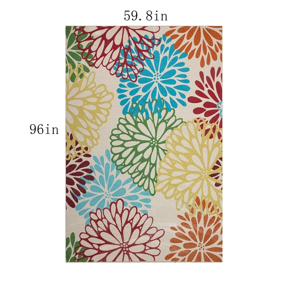 Vintage Modern Abstract Area Rug for Living room Bedroom