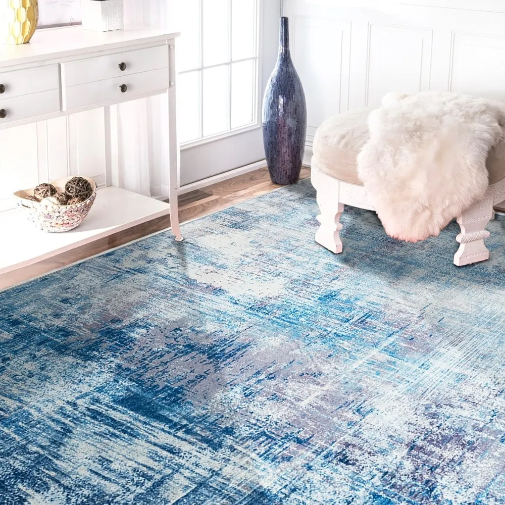 Vintage Modern Abstract Area Rug for Living room Bedroom