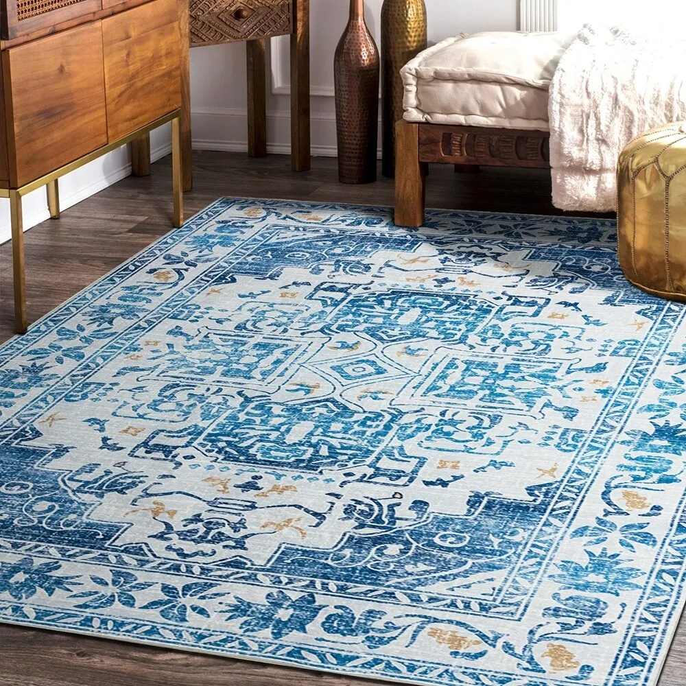 Vintage Modern Abstract Area Rug for Living room Bedroom